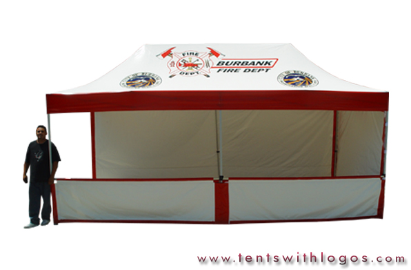 10 x 20 Pop Up Tent - Burbank Fire Dept.